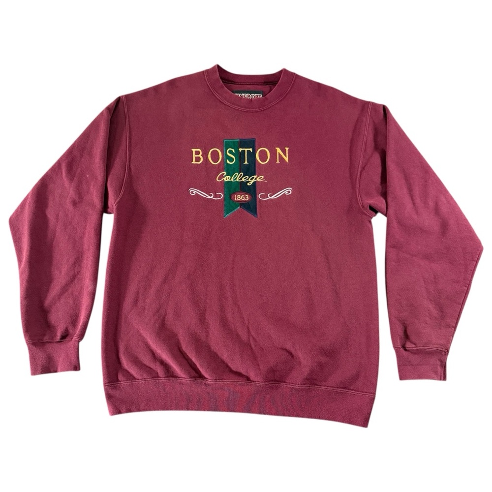 Vintage Boston College Adult Large University Sweatshirt Crewneck Jansport USA